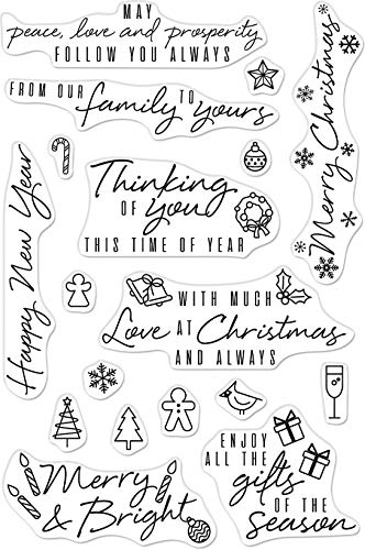 HERO ARTS Clear STMP HDAY MSG, Holiday Messages & Icons