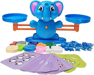 STOBOK Brinquedos De Madeira Madeira Educação Animal Quebra-Cabeça Educacional Balança Balança Balança De Madeira Balança Número Balança Brinquedos De Animais