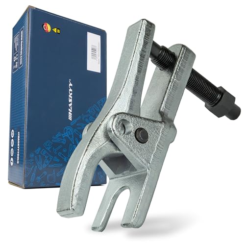 HASKYY Kugelgelenk Abzieher Ausdrücker 20–22 mm – 2-Fach verstellbar bis 55 mm – Profi Werkzeug für Spurstangen, Stabilsatoren & Koppelstangen – geschmiedet & gehärtet