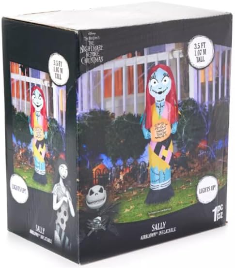 The Nightmare Before Christmas 3.5' Airblown Inflatable LED Sally