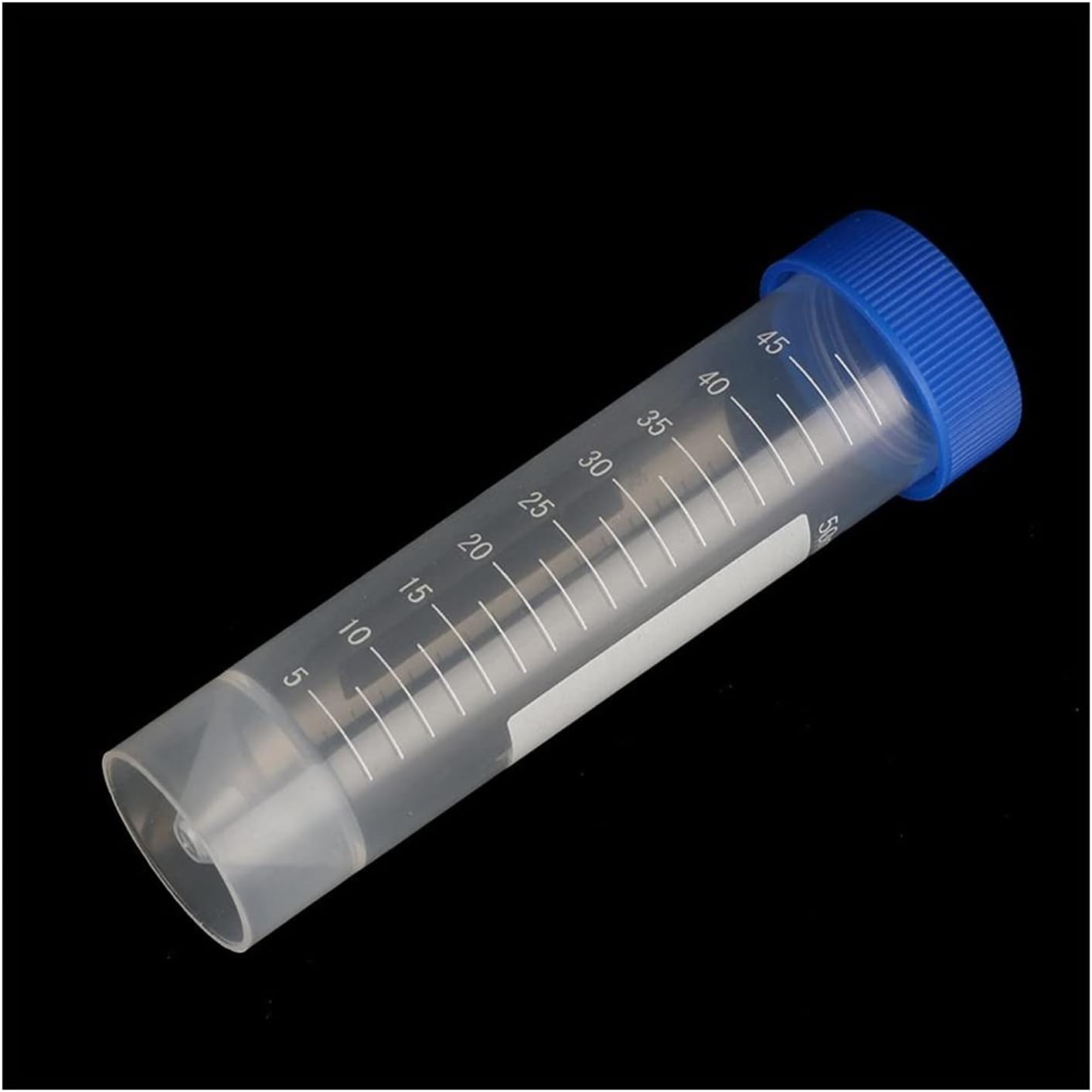 Test Lab Tubes 10 Pcs 50ml Plastic Screw Cap Flat Bottom Centrifuge Test Tube with Scale Free-standing Centrifugal Tubes Laboratory Fittings