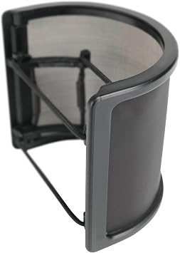 Mackie EM-Series, Pop Screen for EM Series Microphones, Black, (PF-100)