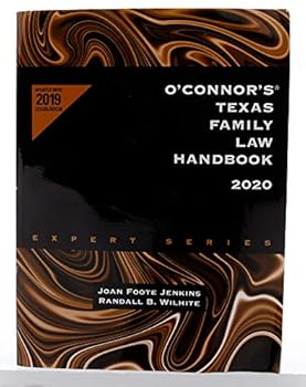 Paperback O'Connor's Texas Family Law Handbook 2020 Book