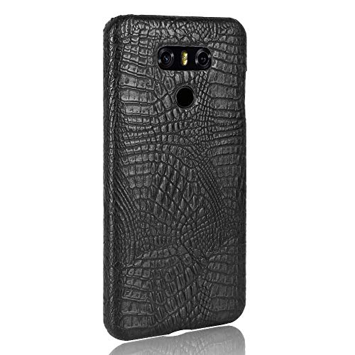 Image of Bright PU Leather Hard Back Case Cover for BlackBerry DTEK50 - Black