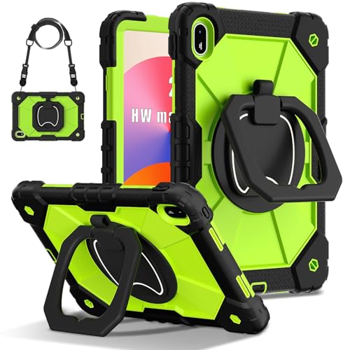 Coque Huawei Matepad SE 11 2024 antichoc avec béquille 360 et bandoulière