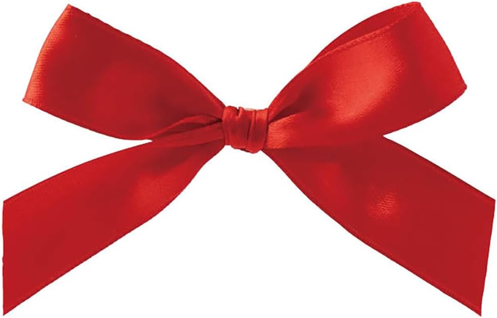 Heads RED-1S Heads Ribbon Stickers, 3.1 x 2.4 inches (8 x 6 cm), Red, 30 Pieces