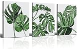 Green Wall Art Framed art Wall decor for living room Plant Decor Office decor Bathroom Decor Monster