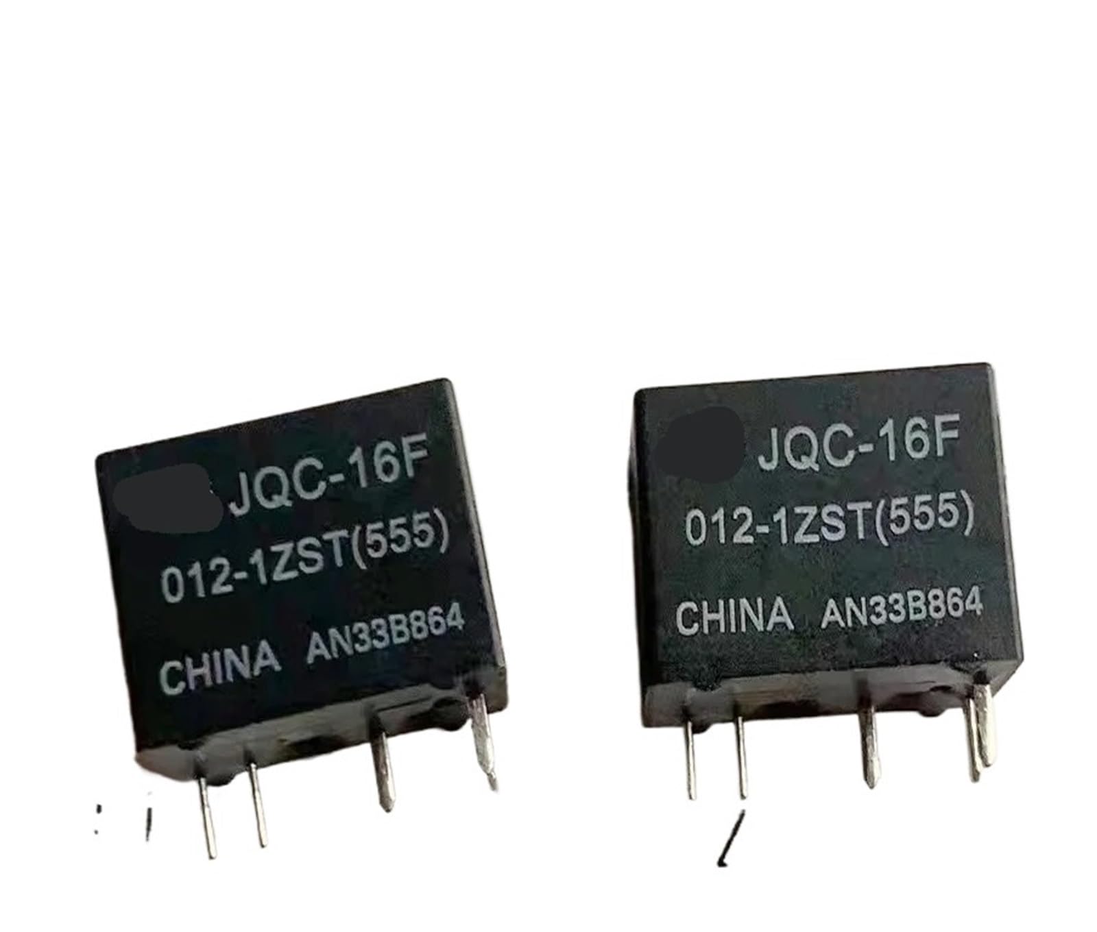 Relé JQC-16F 012-1ZST conmutador 12V 25A componente electrónico PCB 5 pines 3