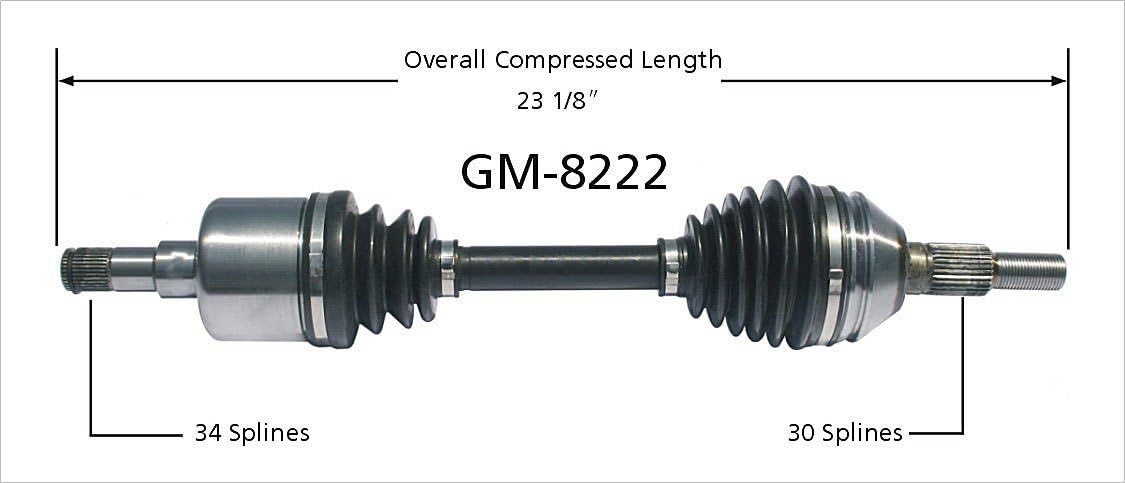 GM-8222 CV Axle Shaft