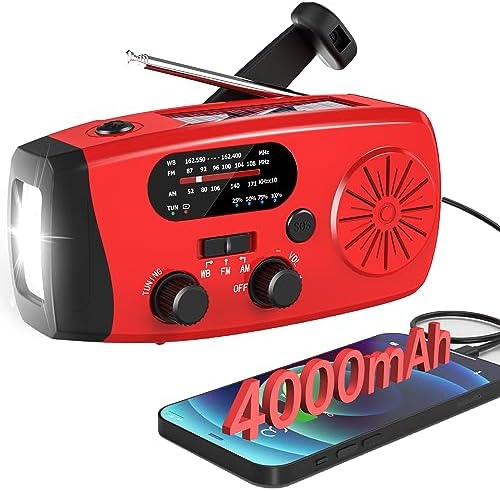 Solar Powered Radio Emergency Phone Charger 