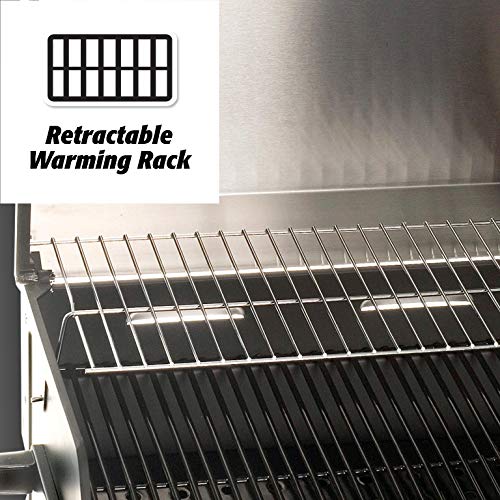 Martin Portable Propane Bbq Gas Grill 14,000 Btu Porcelain Grid With Support Legs And Grease Pan #TOP5