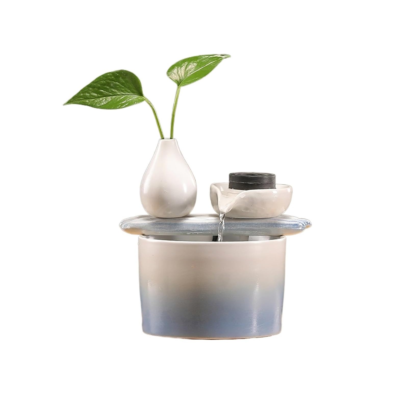 Water Feature Feng Shui Relaxation Water Feature Beautiful Circulating Fountain for Home Decor Indoor Fountains