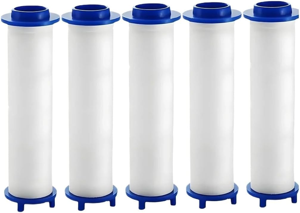 Shower Head Replacement Filter, PP Cotton Filter Cartridge For Handheld Shower, Water Purification Hard Water Treatment Reduces(5pcs 11.5cm)