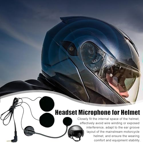 Intercomunicador modular de audio HD en auriculares para casco de motocicleta de turismo 3