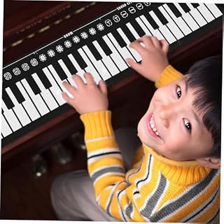 COOPHYA 1 Set 49 Touches Piano À roulettes Claviers De Piano pour Enfants Piano pour Enfants Clavier De Musique De Piano pour Enfants Piano Pliable 49 Touches Piano Enroulable À 49 - Les Beatles, Paul McCartney, John Lennon, RIngo Starr, George Harrison COOPHYA 1 Set 49 Touches Piano À roulettes Claviers De Piano pour Enfants Piano pour Enfants Clavier De Musique De Piano pour Enfants Piano Pliable 49 Touches Piano Enroulable À 49 – Image 4