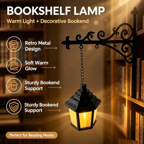 Linterna de biblioteca portátil e insertable con luz cálida para leer 2