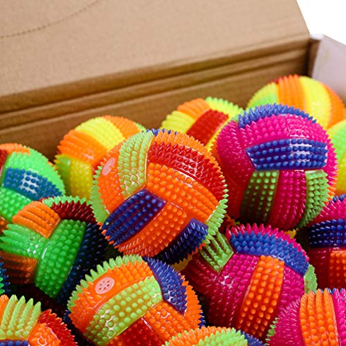 TOYANDONA 10 peças de mini voleibol, bolas de vôlei, bolas interativas com diâmetro de 6,5 cm
