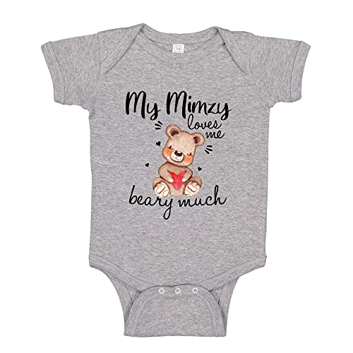 My Mimzy Loves Me Beary Much Baby One Piece Bodysuit Or Toddler Shirt Mimzy Baby Gift for Baby Boy or Girl