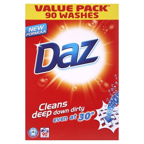 Daz Detergente para ropa regular en polvo 90 lavados 6,12 kg