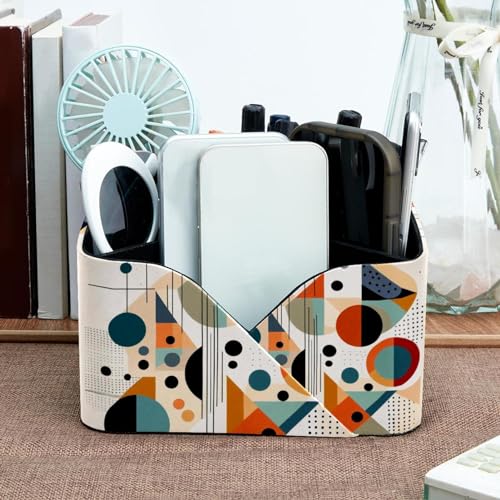 Porte-stylo rectangulaire au design abstrait et finitions soignées - 7