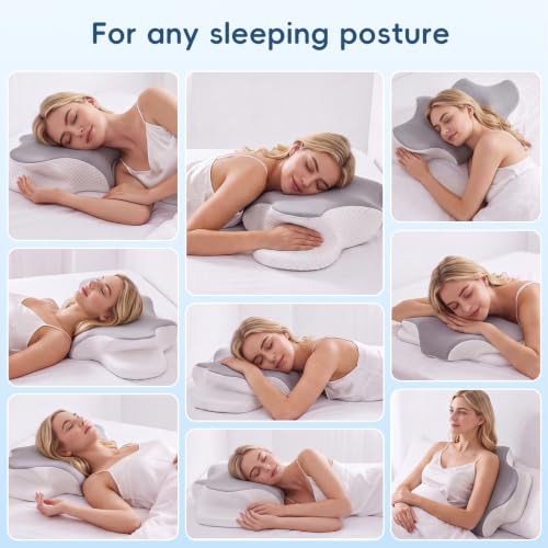 Cervical Neck Pillow for Sleeping, Ergonomic Contour Neck Pillow - image 8