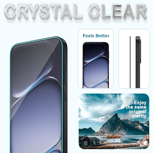 Image of ArmourPro Military-Grade Tempered Glass for OnePlus Nord CE 6-9H Anti Scratch, Edge-to-Edge Coverage, HD Clarity, Smooth Touch, Case Friendly, Easy Installation Kit with Cable Protector