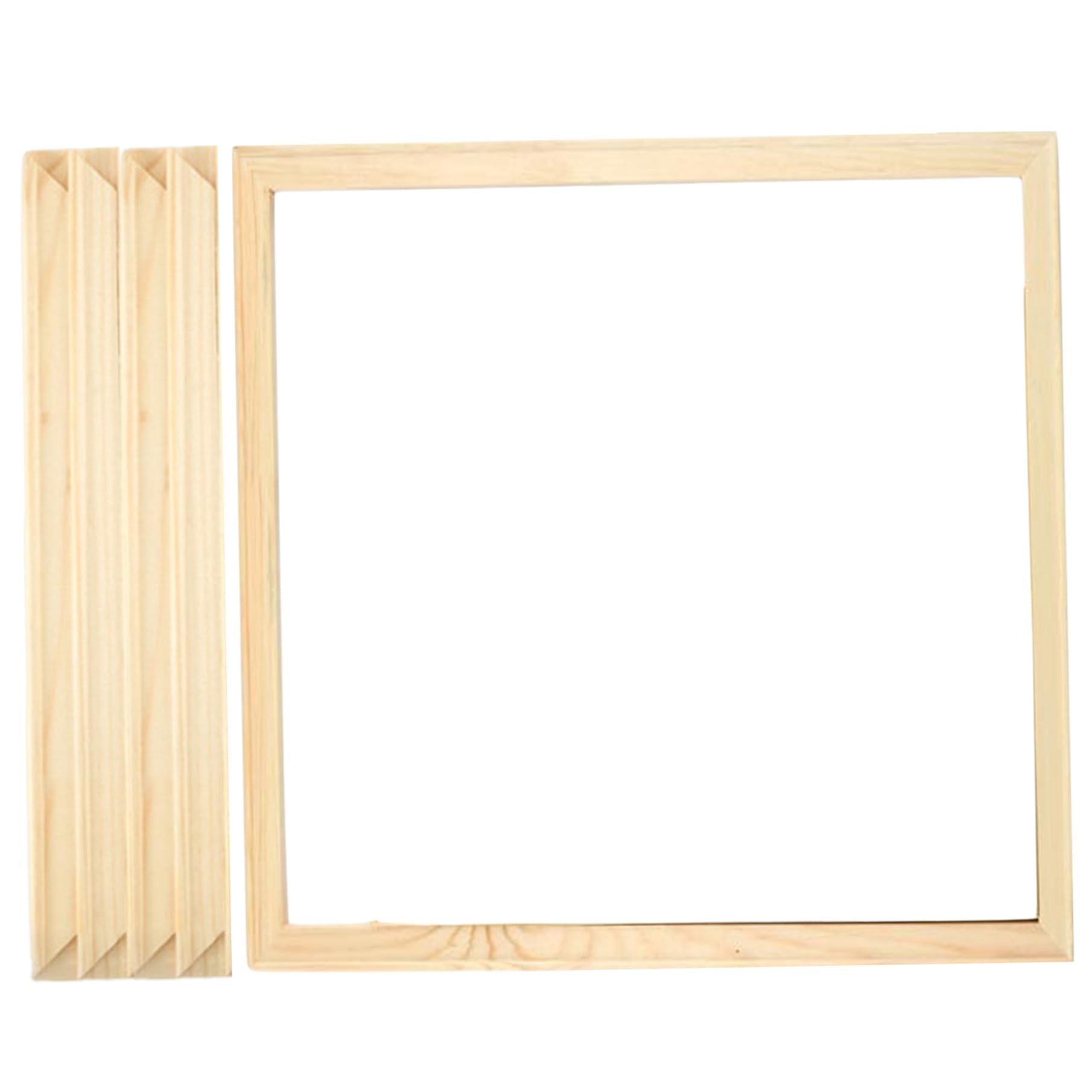 Suxdlan Canvas Frame 16x16in Wooden Splice Square Canvas Stretcher