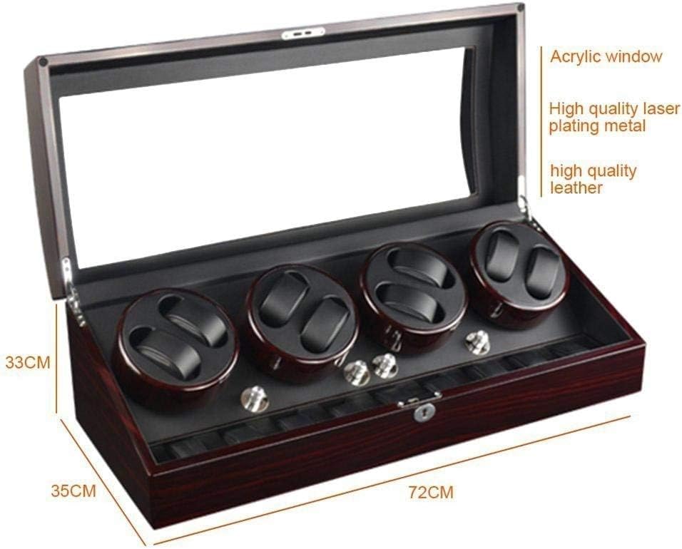 FENOKD Watch Winder Box Watches Automatic Watch Winder Box with 8 Winder Positions 9 Storage Spaces 4 Modes GiftsHoliday Gift