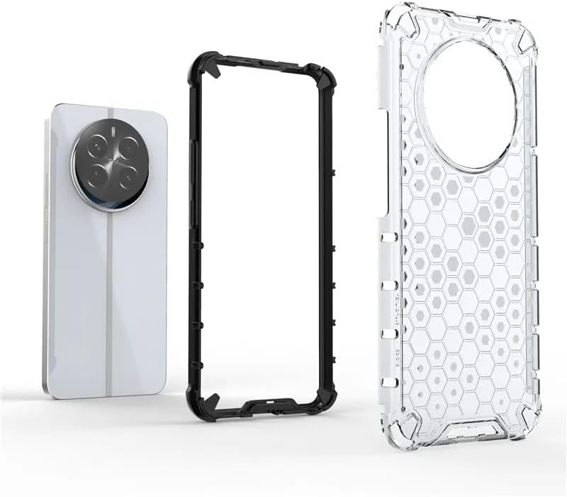 Image of Hard PC Back Case Cover for Realme P1 Pro 5G Anti Slip Ultra Thin Shockproof Reinforced Corners (Polycarbonate|Transparent)