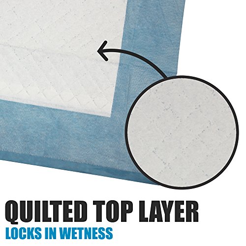 BV Puppy Pads Leak-Proof 100 Count 22"x 22" - Absorbent Pee Pads for Dogs with 6-Layer Design, Rapid Dry Sheet & Built-in Attractant - Dog Pad with Odor Control, Perfect for Puppies & Senior Dogs by BV - Image 3