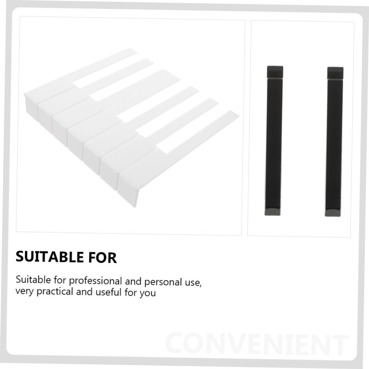 Toyvian 88pezzi Copritasti Per Pianoforte Sostitutivi Per Tasti Accessori e Forniture Per Riparazione Adatti Per Professionale e Personale