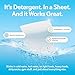 Earth Breeze Laundry Detergent Sheets Fresh Scent - 60 Loads per package. Eco Liquidless Soap - Travel-Friendly for Hot & Cold Cycles, Tackles Tough Stains & Odors - Gentle on Skin, 30 sheets (3 Pack)