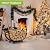 Dicasser Firewood Rack Outdoor and Indoor Firewood Storage, 24 INCH Double Coated Fire Wood Organizer, Waterproof Rustproof Stable Log Holder and Fireplace Decor, Bronze