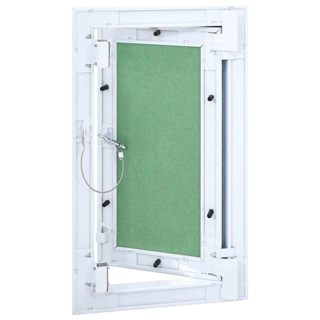 Genérico Panel de Acceso Verde y Plata 30 x 55 cm Aluminio y Pladur,Bricolaje,Materiales de construcción,Trampas,Verde,4018457