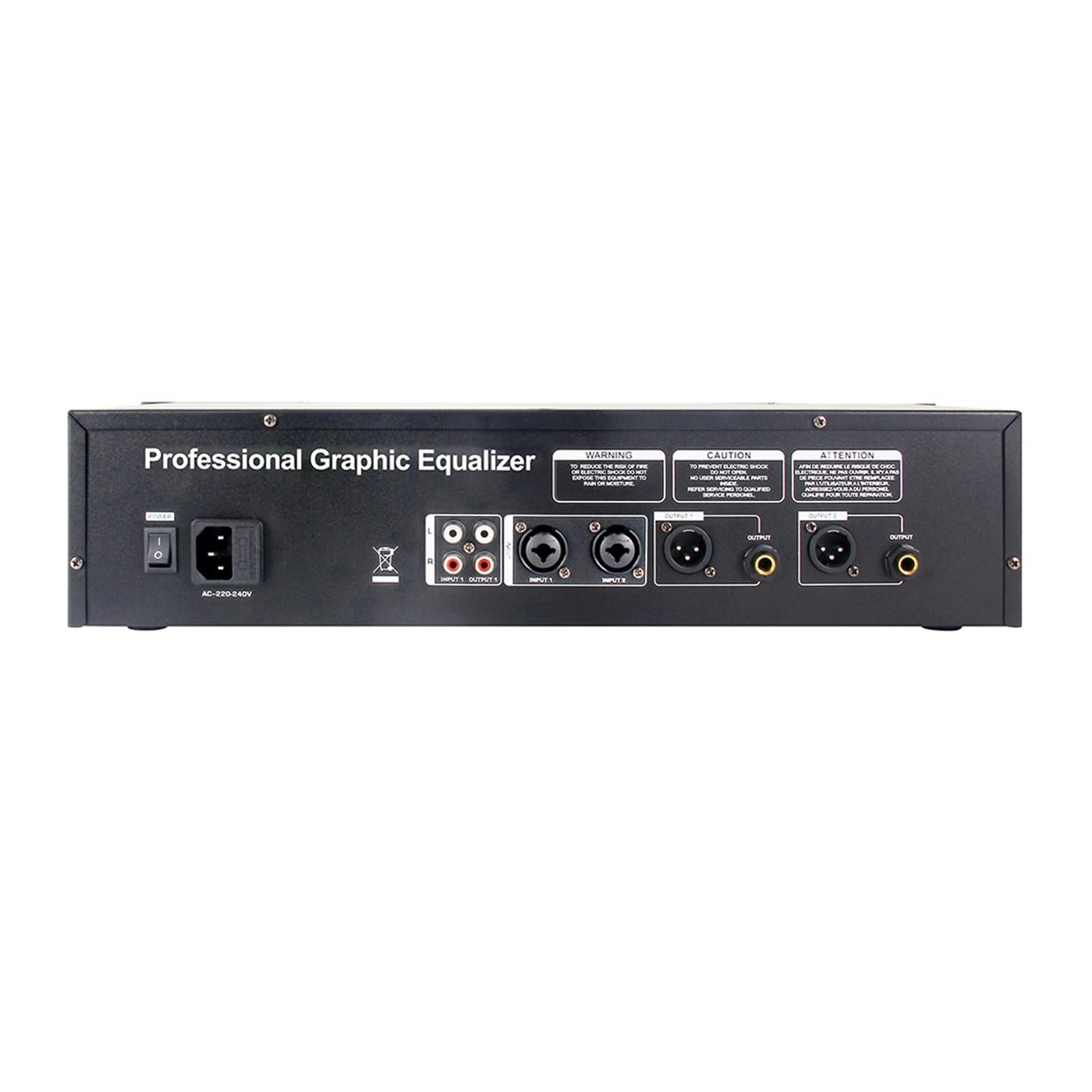 Ecualizador gráfico Ecualizador DE Audio Digital De Doble Espectro 2U, 31 Bandas, Efecto Digital De Audio, Procesador DSP, Sistema De Sonido De Karaoke For Escenario En Casa