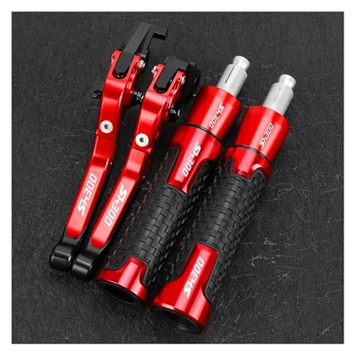 Levier de frein extensible SH300 et embrayage moto réglable avec embouts de guidon