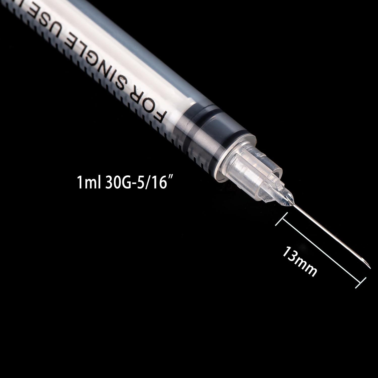 20/100 confezioni da 1ml 30G di plastica multiuso, in confezione singola (100 pezzi)