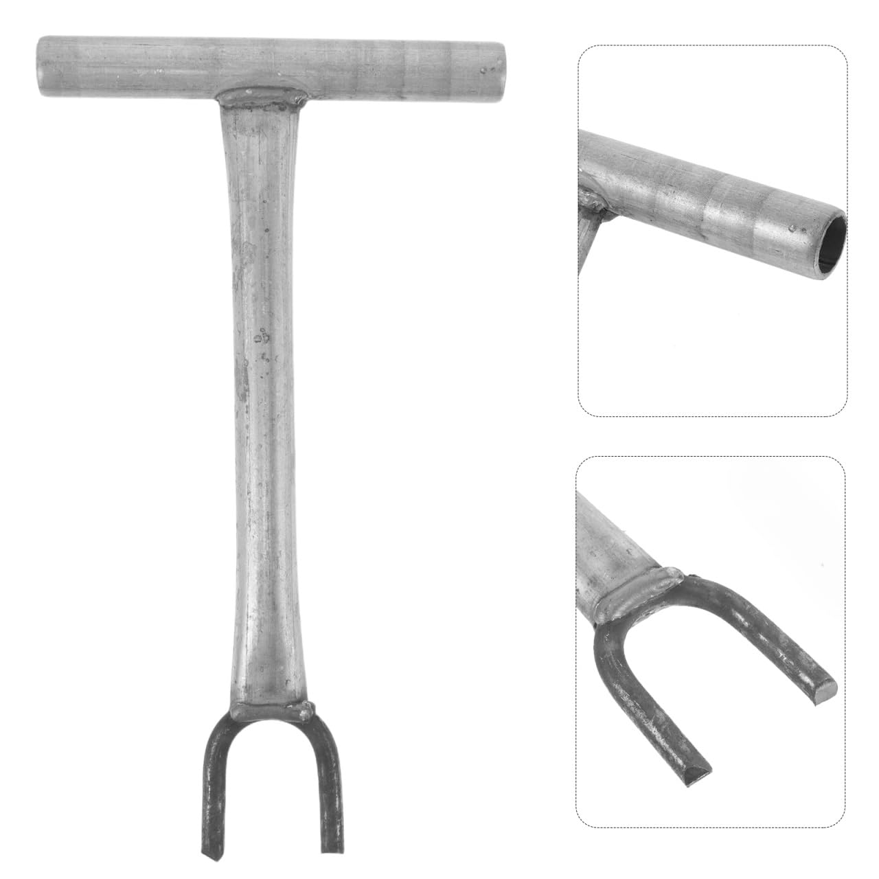 Clé À Vanne D'Eau À Manche Long De 10.83 Pouces Outil De Plomberie Avec Collier En Fonte Ergonomique Pour Fermeture Facile De Vannes Enterrées Et Usage Domestique