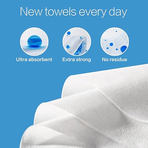 Miniatura 3 de Winner 1080 hojas de toalla facial de algodón de doble textura con certificado de seguridad OEKO-Tex, 7.87 x 7.87 pulgadas