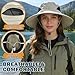 Imagen de EINSKEY Sombrero Hombre Mujer Verano ala Ancha Protección UV Gorro Pescador Bucket Hat para Safari