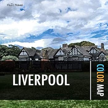 Paperback Independently Published Liverpool Color Travel Map 8.5 x 11 inches Book