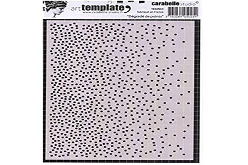 Carabelle Studio Pochoir pour Bordures de Art, Dégradé de Points, pour La Création de Motifs de Bordures et Loisirs Créatifs Cover