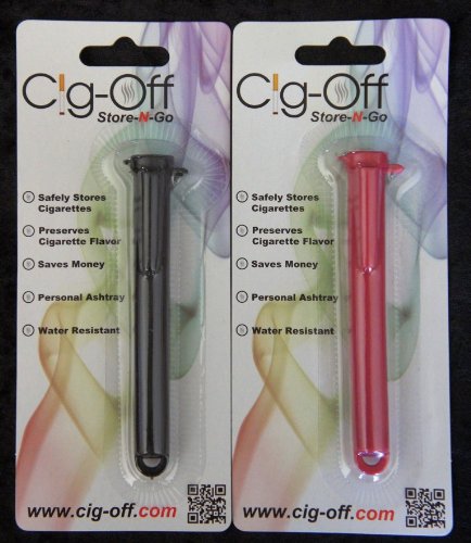 Cig-Off Store-N-Go - Cigarette Saver/Container - Waterproof – Odor Control – Medication Container – Air Tight