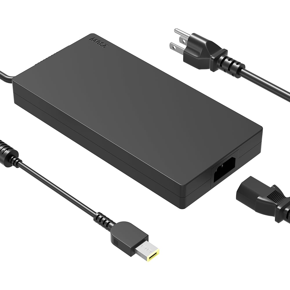 HSXIRQA 230W AC Adapter Charger for Lenovo Legion Slim 5 7 5P C7 S7 Y920 Y740 Y730 Y545 Y540 Y530 R720 Y900 Y910 Y7000 Thinkpad P1 P73 P53 P72 P52 P71 P51 P70 P17 P16 P15 T15g ThinkBook 16p LOQ Laptop