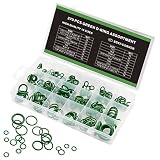 BUSY-CORNER Oring Kit 270 Pieces 18 Sizes SAE Inch Car Air Conditioning A/C O Ring Seals Rubber O-Ri