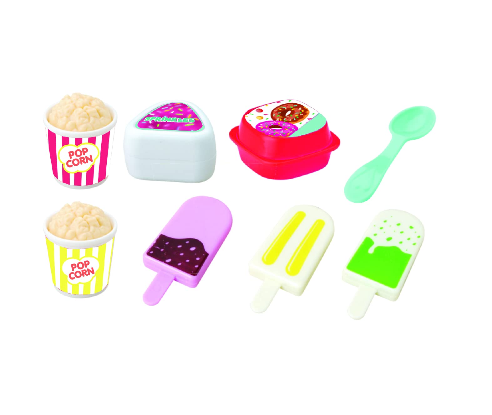 Kingdom of Play Ice Cream & Candy Cart β Pretend Play Dessert Trolley Set for Kids | Colorful Roleplay Kitchen Toy with Sweets, Cones & Trolley | Age 3+ 2