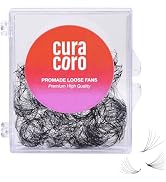 Curacoro Promade Fans | Handmade Volume Eyelashes | Multi Selections From 3D To 16D | C CC D DD L...