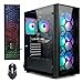 STGAubron Gaming PC Bundle with 24Inch FHD LED Monitor- GeForce RTX 3050 6G, Intel Core i7 up to 3.9G, 32G RAM, 1T SSD, RGB Fan x 4, Windows 11 Home