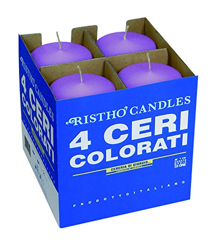 Risthò 56203_71 - Velas de Cera, Color Morado Claro, Talla única Cover