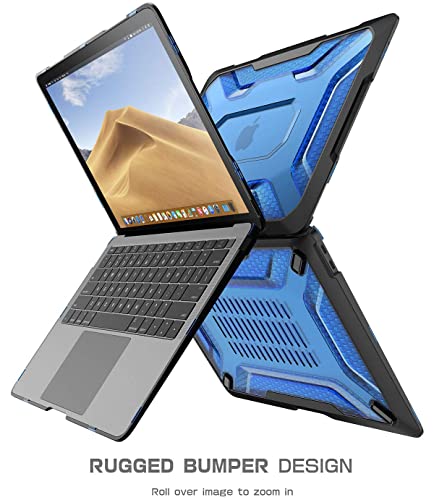 Supcase [Unicorn Beetle Series] Case For New Macbook Air 13 Inch 2018 Release, Slim Rubberized Tpu Bumper Cover For 2018 Macbook Air 13 Inch A1932 With Touch Id And Retina Display (Blue/Frost) #TOP3